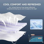 ELEMUSE 3 Inch Gel Memory Foam Mattress Topper Twin Size Pressure-Relieving Mattress Topper for Back Pain,Non-Slip Design with Removable & Washable Cover, CertiPUR-US