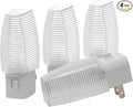 DEWENWILS Plug in Night Light with Switch, Manual ON Off LED Nightlight for Kids, Nursery, Bedroom, Bathroom, Hallway, Stairways, Corridor, Garage, Warm White, UL Listed, 4 Pack