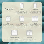 LuxClub Twin XL Sheets - Soft Twin Bed Sheets for Boys and Girls, 3 PC Deep Pockets Wrinkle Free Kids Fitted Sheets Machine Washable Hotel Bedding Silky Soft - Teal Twin XL