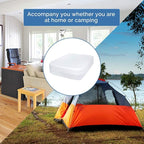 Bedecor Fitted Sheet for Air Mattress Inflate Without Disassembly Convenient & Firm Deep up to 21" White -Full