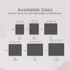 Utopia Bedding Comforter Duvet Insert, Quilted Comforter with Corner Tabs, Box Stitched Down Alternative Comforters Queen Size (Black)