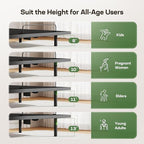 Marsail MS01-1 Queen Adjustable Bed Frame with Massage + 10-inch Gel Memory Foam Mattress, Adjustable Bed Base with Under-Bed Nightlight, Wireless Control Massage Adjustable Bed, Queen