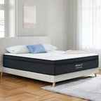 Molblly Queen Mattress14 Inch Hybrid Mattress in a Box with Gel Memory Foam, Individually Wrapped Pocket Coils Innerspring, Pressure-Relieving and Supportive, Non-Fiberglass,Queen Size