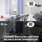 BGment Room Darkening Curtains 63 Inches Long - Grommet Thermal Insulated Drapes Window Treatment Curtains for Bedroom, 2 Panels, 52 x 63 Inch, Lavander