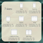 LuxClub 3 PC Sheet Bed Sheets Deep Pockets Wrinkle Free-Kids-Fitted Sheets Machine Washable Hotel Bedding Silky Soft - Emerald Twin XL
