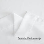 NICETOWN White Sheer Curtains 84 inches Long - Home Decoration Grommet Airy & Lightweight Elegant Window Treatments with Light Filtering for Bedroom/Living Room (2 Panels, W54 x L84)