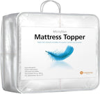 HOSPITOLOGY PRODUCTS Hypoallergenic Mattress Cover- Overstuffed - Deep Pocket - Goose Down Alternative Pillow Top Mattress Topper Twin XL - 39" W x 80" L