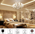 LED Light Bulb 100w Equivalent 1200 Lumen 5000K Cool Daylight White 12W Super Bright LED Bulb E26 Base Non-Dimmable Ceiling Fan Light Bulbs for Home Indoor LED Corn Light Bulb Pack of 4