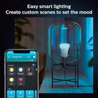 Philips Hue Smart 60W A19 LED Bulb - White and Color Ambiance Color-Changing Light - 1 Pack - 800LM - E26 - Indoor - Control with Hue App - Works with Alexa, Google Assistant and Apple Homekit