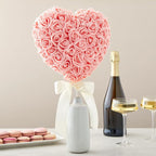 Juvale Artificial Roses for Wedding Decor - 3-Inch Pink, 100 Pack - Realistic Artificial Flowers for Centerpiece Table Decorations