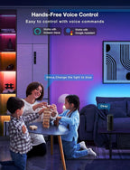 DAYBETTER Smart WiFi Led Strip Lights 200ft App Controlled Work with Alexa and Google Assistant Timer Schedule RGB Strip Color Changing Décor for Bedroom Party Kitchen 100ft*2, TCF0223120W-WA01-V2