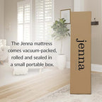 Modway Jenna 8” Innerspring and Memory Foam Twin Mattress With Individually Encased Coils, White