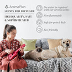 AromaPlan Hotel Scents Dubai 5 Fl Oz (148ml), Home Luxury Aroma & Hotel Fragrance Diffuser Oil- Hotel Diffuser Oil for Aromatherapy- USA Made, Bigger Bottle, Bolder Aroma & Longer Lasting