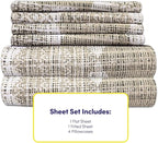 King Size Bed Sheets - 6 Piece 1500 Supreme Collection Fine Brushed Microfiber Deep Pocket King Sheet Set Bedding - 2 Extra Pillow Cases, Great Value, King, Monaco