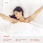 PrimaSleep Full Mattress, 8 Inch Gel Memory Foam Mattress, Gel Infused for Comfort and Pressure Relief, CertiPUR-US Certified, Bed-in-a-Box, Medium Firm, Full Size