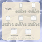 LuxClub 4 PC Sheet Set Bed Sheets Deep Pockets 16" Eco Friendly Wrinkle Free Cooling Machine Washable Hotel Bedding Silky Soft - Sky Blue California King