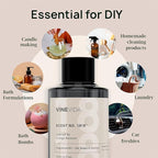 VINEVIDA Genuine Leather Fragrance Oil for Cold Air Diffusers, Essential Oils for Diffuser Oil Refill & Air Freshener Room Spray - 4 Fl Oz