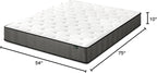 ZINUS 10 Inch True Support Hybrid Mattress [New Version], Full, Fiberglass free, Medium Feel, Motion Isolation, Certified Safe Foams & Fabric, Mattress in A Box