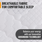 Ottomanson Full 9" Hybrid Mattress - Medium-Firm Support - Made in USA - Individually Pocketed Coils & CertiPUR-US Foam - Fiberglass-Free - Bed in a Box