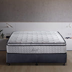 Queen Mattress 11.4 Inch Pillow Top Pocket Spring Hybrid Mattress, Memory Foam Innerspring Firm Bed in a Bag