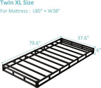 Twin XL Box Spring Bed Base 6 Inch, Low Profile Metal Boxspring XL Twin with Fabric Cover, 2000 Lbs Max Weight Capacity Mattress Foundation, Noise-Free, Easy Assembly