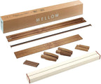 Mellow Naturalista Classic - 12 Inch Solid Wood Platform Bed with Wooden Slats, No Box Spring Needed, Easy Assembly, Full, Natural Pine