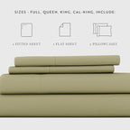 Linen Market Queen Sheet Set 4 Piece - Ultra Comfortable & Breathable Cooling Queen Bed Sheets - Deep Pocket & Wrinkle-Free Sheets Fits 16" Mattress - Extra Soft & Oeko-TEX Certified - Sage