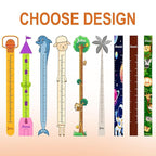 Personalized Growth Chart for Wall, Wooden Height Chart for Kids, Cute Height Measurement for Child/Girls/Boys, Baby and Toddler's Playroom/Kid's Room/Nursery Decor, Astronaut