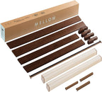 Mellow Naturalista Grand - 12 Inch Solid Wood Platform Bed with Wooden Slats - No Box Spring Needed - Queen (Espresso)