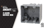 Southwire MSB1G One Gang Device Box with Depth Adjustable, Heavy Duty 42lb