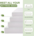 EGOHOME King Size Memory Foam Mattress, 8 Inch Bed Mattress in a Box with Cooling Green Tea Gel, Relieve Pressure with Medium Support, CertiPUR-US Certified, 80''L x 76''W, White