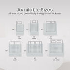 Utopia Bedding Comforter Duvet Insert, Quilted Comforter with Corner Tabs, Box Stitched Down Alternative Comforters King Size (Light Grey)