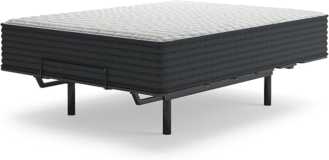 Signature Design by Ashley Hybrid 1200 12" Firm Moisture Wicking Mattress with Charcoal-Infused Gel Memory Foam,Edge Support for Pressure Relief and Temperature Regulating, Twin, Fiberglass Free