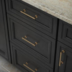 Franklin Brass Bar (20-Pack) Cabinet Handles 4" Hole Center Pulls | Champagne Bronze Hardware Kitchen Door, Drawers, Dressers, Furniture P29617K-CZ-B2