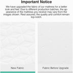 Novilla Queen Size Mattress, 8 Inch Memory Foam Mattress Queen for Pressure Relief & Comfort Sleep, Removable Washable Cover,CertiPUR-US Certified Mattresses in a Box, Medium Firm