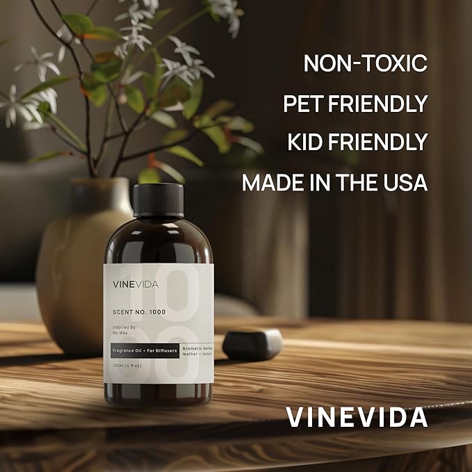 VINEVIDA [16 Fl Oz] NO. 64 Fragrance Oil for Cold Air Diffusers, Essential Oils for Diffuser Oil Refill & Air Freshener Room Spray