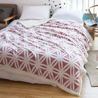 LOMAO Sherpa Fleece Blanket Fuzzy Soft Throw Blanket Dual Sided Blanket for Couch Sofa Bed (Pink, 90''x110'')