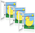 [3Pack] Kids Art Frames, 9x12 Front Opening Kids Artwork Frames Changeable, White Artwork Display Storage Frame for Wall, Holds 50 Pcs, for 3D Picture, Crafts, Children Drawing, Hanging Art, Portfolio