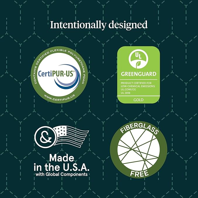Kin By Tuft & Needle Firm 8" Full Adaptive Foam Mattress in a Box, Cooling Pressure Relief, Balanced Support, 100 Night Trial, Fiberglass-Free, CertiPUR-US, 10-Year Limited Warranty
