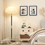 KINLINK 8.5x11 Kids Art Frames Set of 2, Solid Wood Kids Artwork Frames Changeable with Acrylic Front Opening Holds 150 Pictures, Art Frame for Kids Artwork with Mat or without Mat, Black