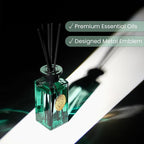 M&SENSE 6.3 oz Large Reed Diffuser Set | Linen Breeze Scent Oil Diffuser with Sticks | Hotel Collection Non-Toxic Essential Oil |for Bedroom Bathroom Living Room