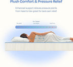 California Design Den Twin Mattress Topper, Thick Cooling Pillow Top Mattress Topper Twin for Restful Sleep, 900 GSM Fill, Breathable & Gentle on Skin