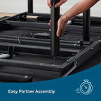 Lucid L150 Adjustable Base – Bed Frame with Head and Foot Incline – Wireless Remote Control – Premium Quiet Motor, Full size