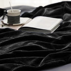 Bedsure GentleSoft Fleece Blankets Queen Size Black - Bed Blanket Soft Lightweight Plush Fuzzy Cozy Luxury Microfiber, 90x90 inches