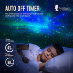 Mooyran Galaxy Projector for Gaming Room Decor - Black Astronaut Star Projector, Cool Stuff for Men's Bedroom Accessories, LED Nebula Light with Remote, for Teen Boys & Gamers