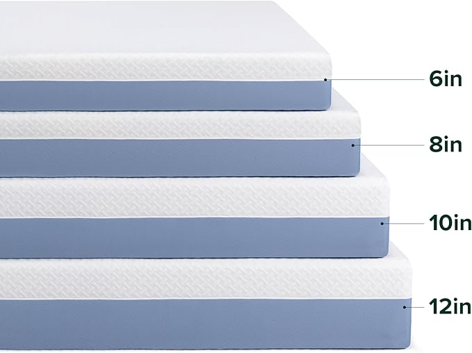 ZINUS 10 Inch King Cooling Essential Memory Foam Mattress [NewVersion], Fiberglass Free, Medium Feel, Breathable Cooling Layers, Certified Safe Materials