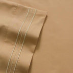Twin Sheets - Breathable Luxury Sheets with Full Elastic & Secure Corner Straps Built In - 1800 Supreme Collection Extra Soft Deep Pocket Bedding Set, Sheet Set, Twin, Taupe