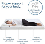 Cool Gel Twin XL Mattress 6 Inch Memory Foam Medium Firm, Gel Memory Foam Mattress Twin XL Cooling, Made in the USA, 6" Depth with Pressure Relief, CertiPUR-US Certified Fiberglass Free, Bed