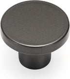 Ravinte 1 Pack Cabinet Knobs Pearl Grey Kitchen Cabinet Knobs Round Dresser Drawer Pulls Closet Door Pulls 1-1/5 Inch