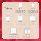 LuxClub 3 PC Sheet Set Bed Sheets Deep Pockets 16" Eco Friendly Wrinkle Free Cooling Machine Washable Hotel Bedding Silky Soft - Red Twin